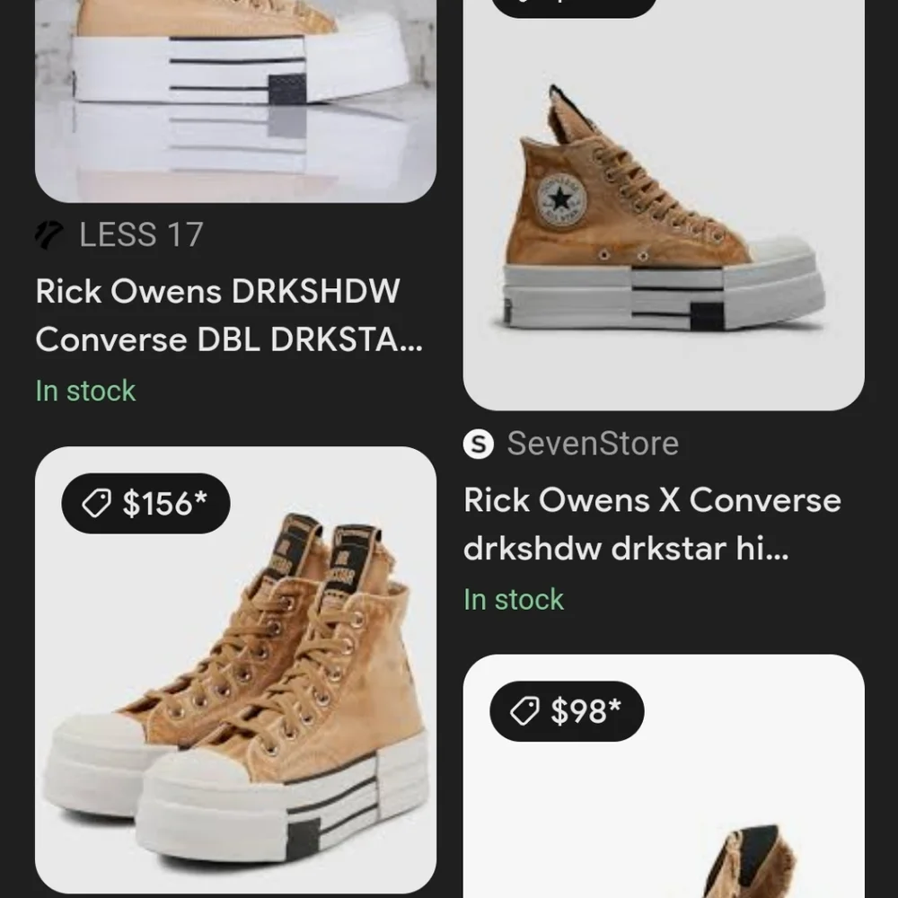 Rick Owens Converse - Picture 6 of 8
